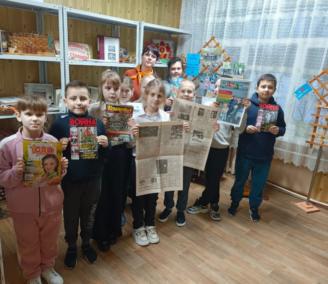 13 января для ребят 3 класса был проведен музейный урок, посвященный Дню российской печати.