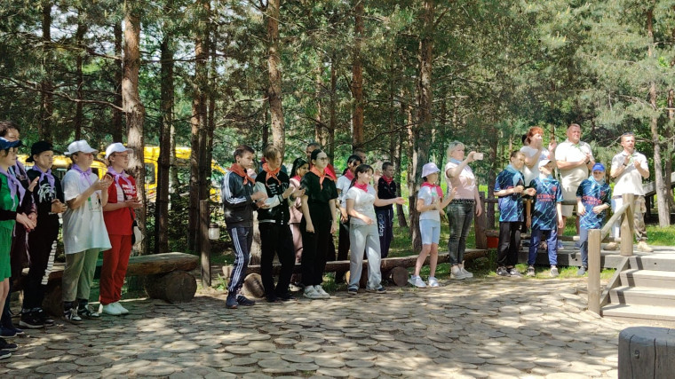 Ребята приняли участие в III региональном туристическом слете «Тропа здоровья».
