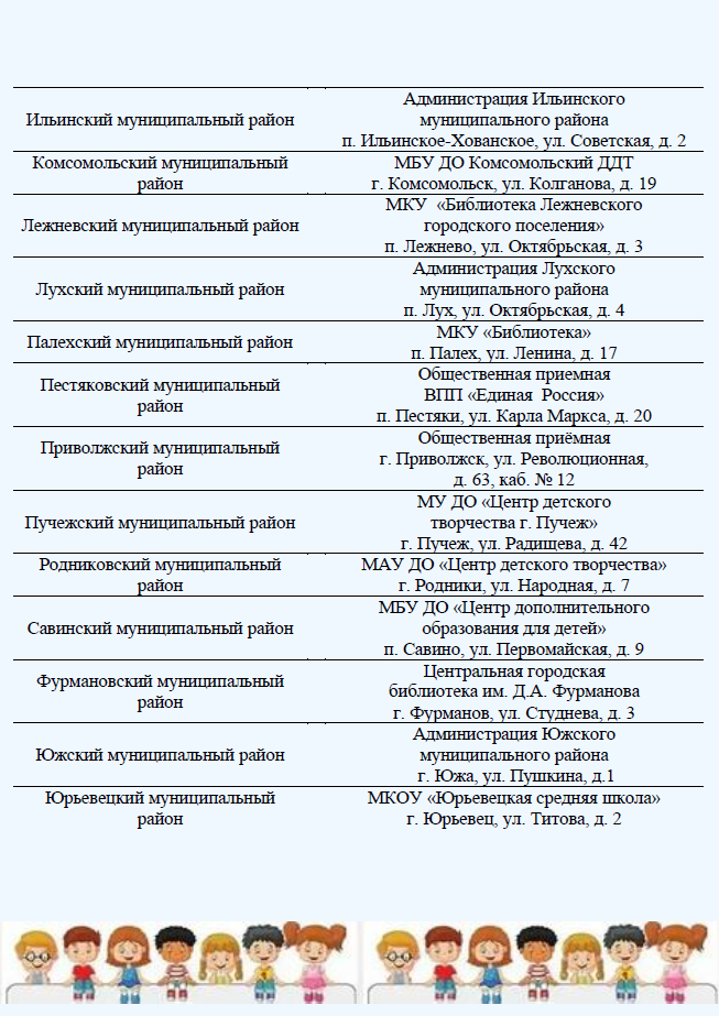 Всероссийский день правовой помощи детям в Ивановской области